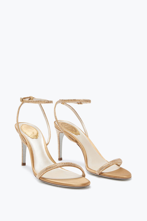 jeweled ellabrita crystal sandal beige 80 rene caovilla