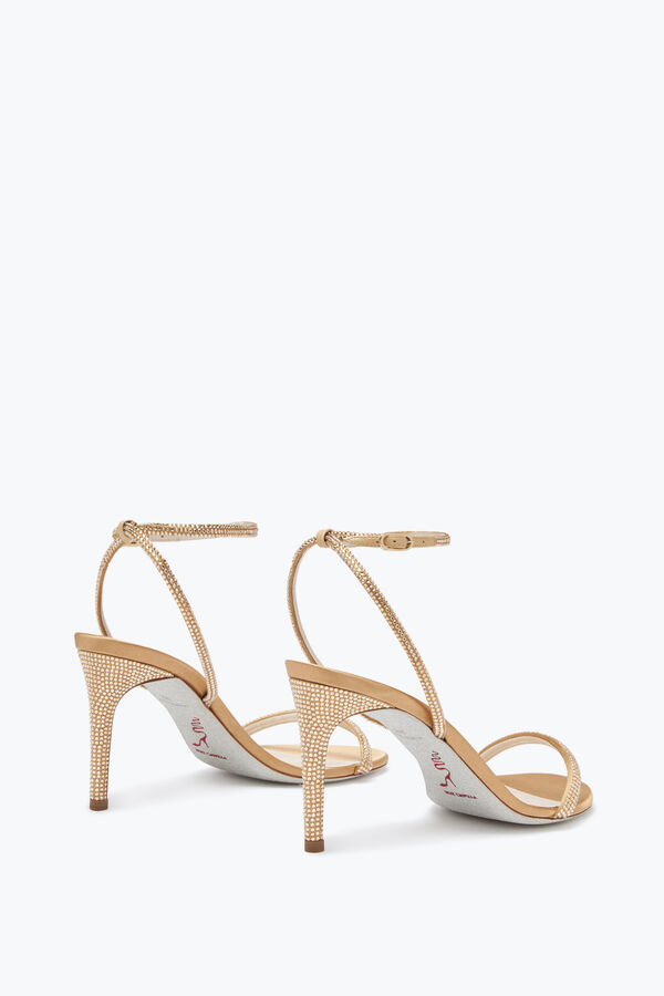 jeweled ellabrita crystal sandal beige 80 rene caovilla