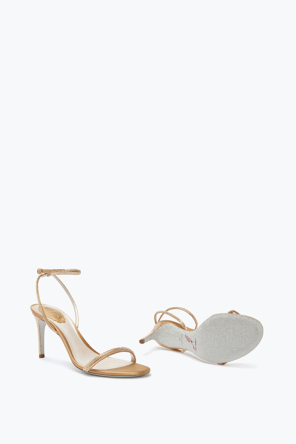 jeweled ellabrita crystal sandal beige 80 rene caovilla