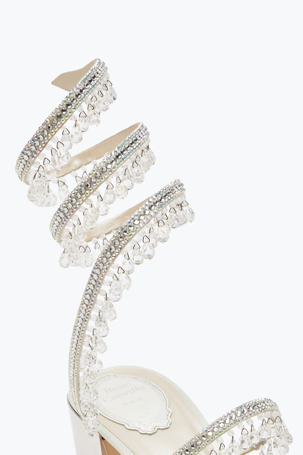 jeweled ljuskrona elfenben sandal 40 rene caovilla