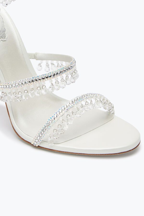 jeweled ljuskrona elfenben sandal 105 rene caovilla