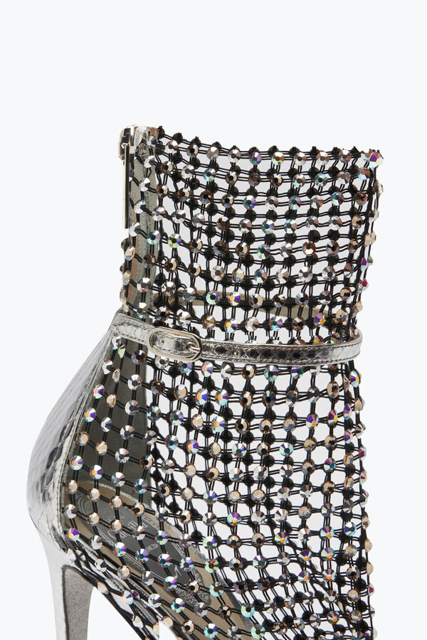 jeweled galaxia silver sandal 105 rene caovilla