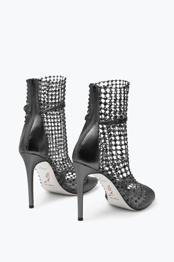 jeweled galaxia metallic antracit sandal 105 rene caovilla