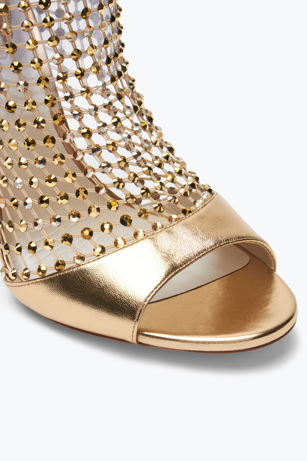 jeweled galaxia guld sandal 105 rene caovilla