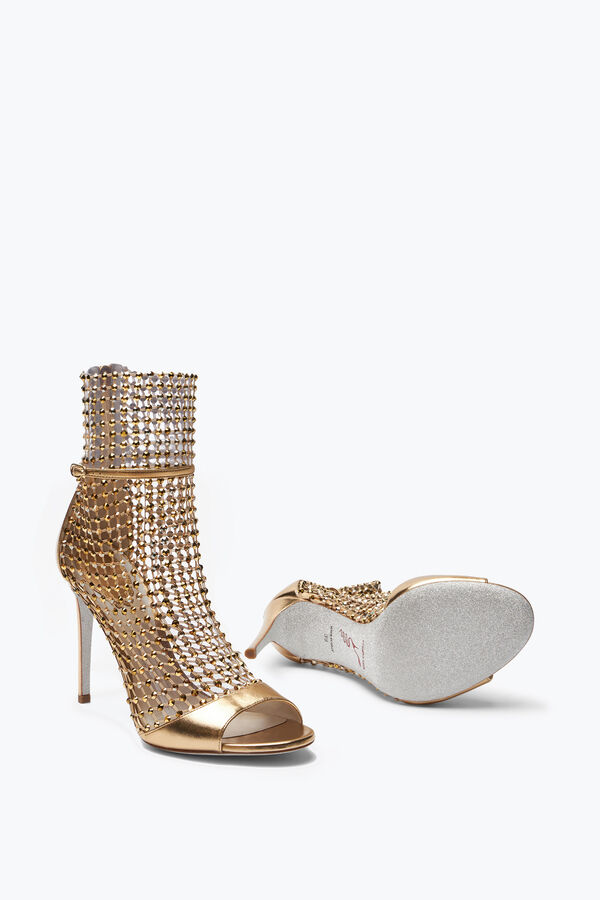 jeweled galaxia guld sandal 105 rene caovilla