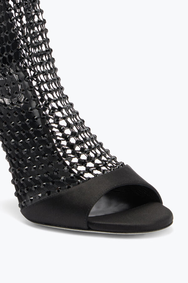 jeweled galaxia svart sandal 105 rene caovilla