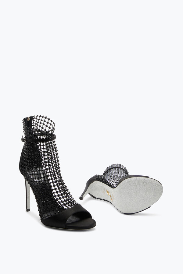 jeweled galaxia svart sandal 105 rene caovilla