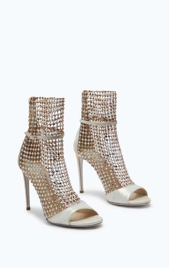 jeweled elfenben stiletto heel sandaler galaxia 105 rene caovilla