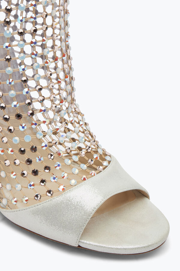 jeweled elfenben stiletto heel sandaler galaxia 105 rene caovilla
