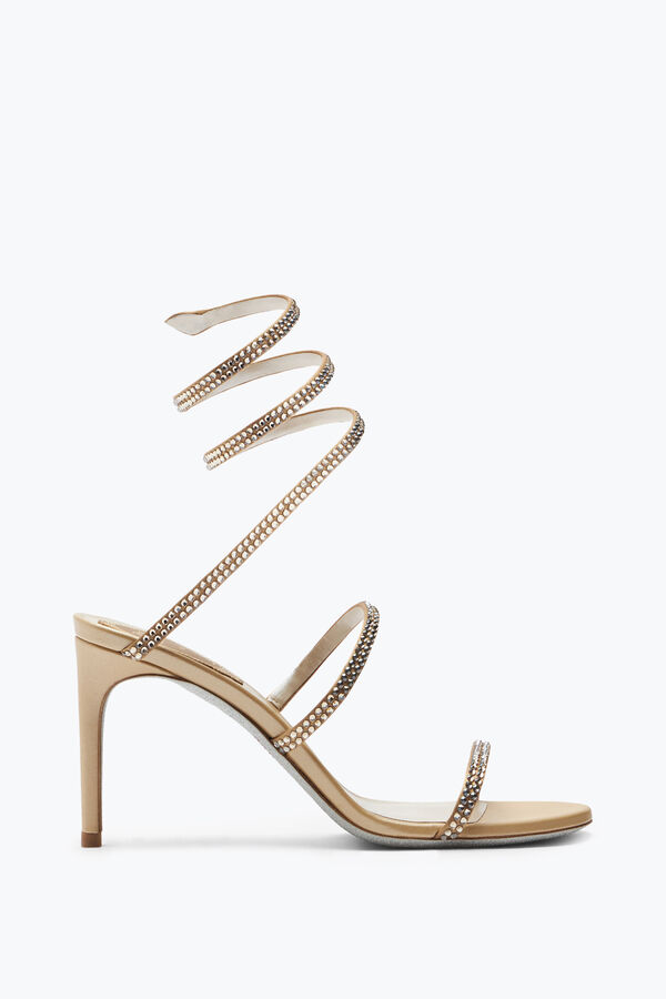 jeweled cleo naken sandal 80 rene caovilla