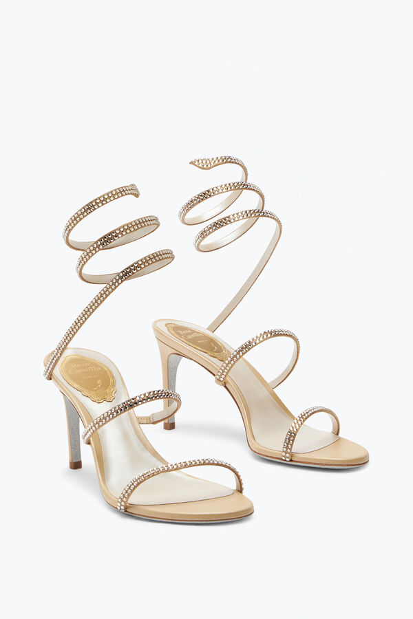 jeweled cleo naken sandal 80 rene caovilla