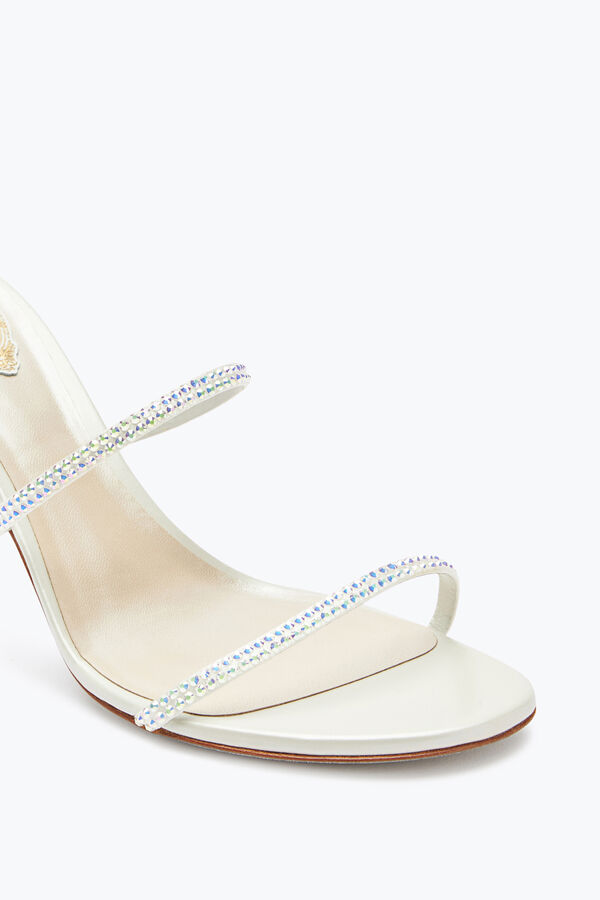 jeweled satin jewel sandaler cleo rene caovilla
