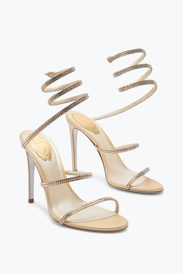 jeweled cleo naken sandal 105 rene caovilla