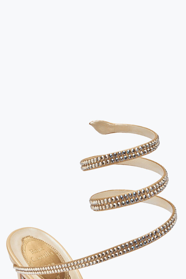 jeweled cleo naken sandal 105 rene caovilla