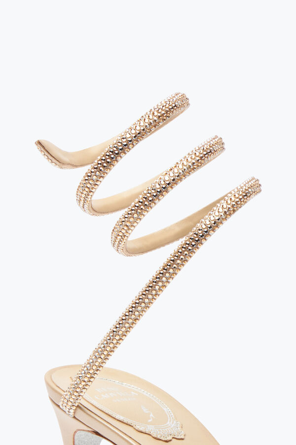 jeweled cleo neutral sandal 80 rene caovilla