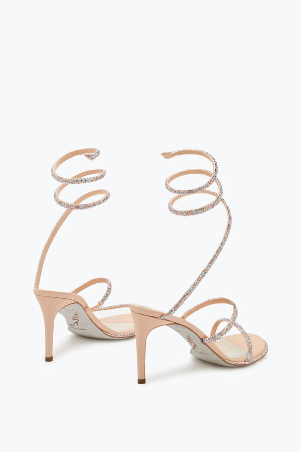 jeweled cleo rosa sandal 80 rene caovilla