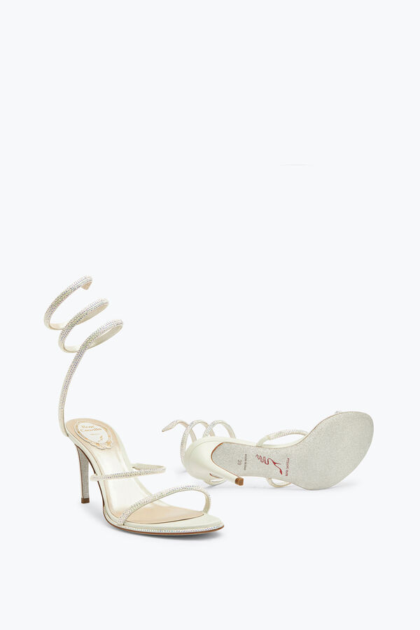 jeweled cleo vit sandal 80 rene caovilla