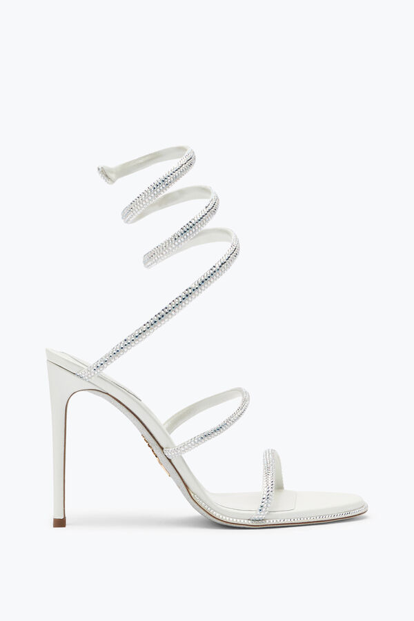 jeweled cleo 105 crystal elfenben sandal rene caovilla