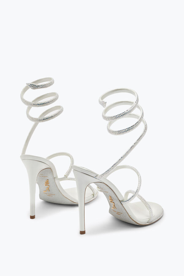 jeweled cleo 105 crystal elfenben sandal rene caovilla