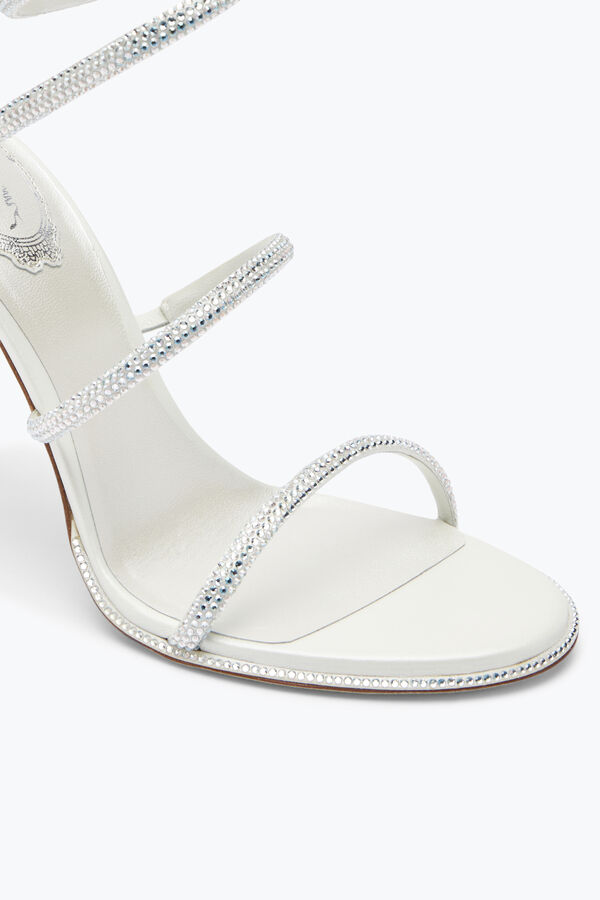 jeweled cleo 105 crystal elfenben sandal rene caovilla