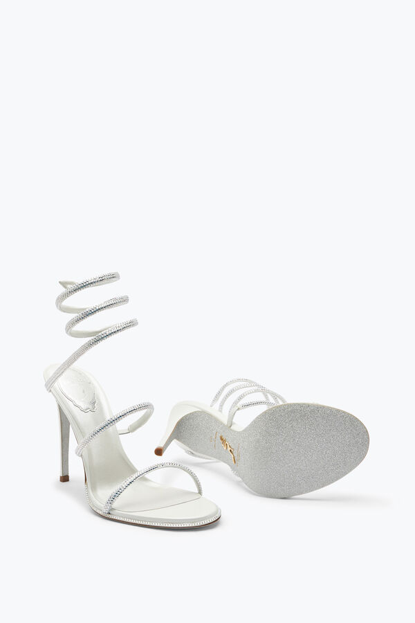 jeweled cleo 105 crystal elfenben sandal rene caovilla