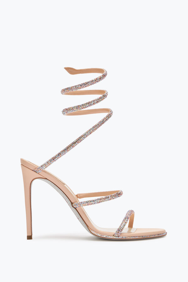 jeweled elegant rosa sandaler cleo rene caovilla