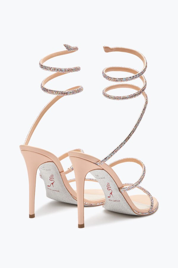jeweled elegant rosa sandaler cleo rene caovilla