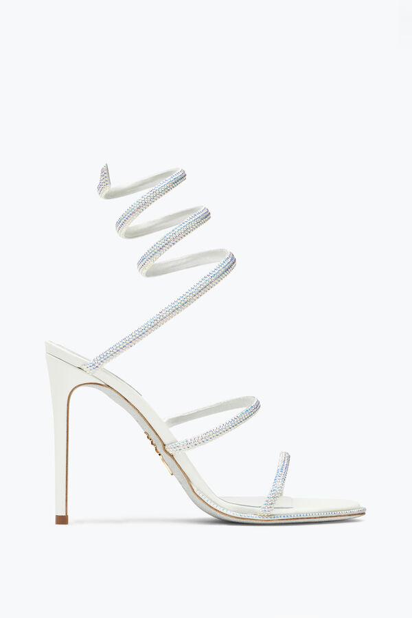 jeweled sandaler med strass cleo rene caovilla