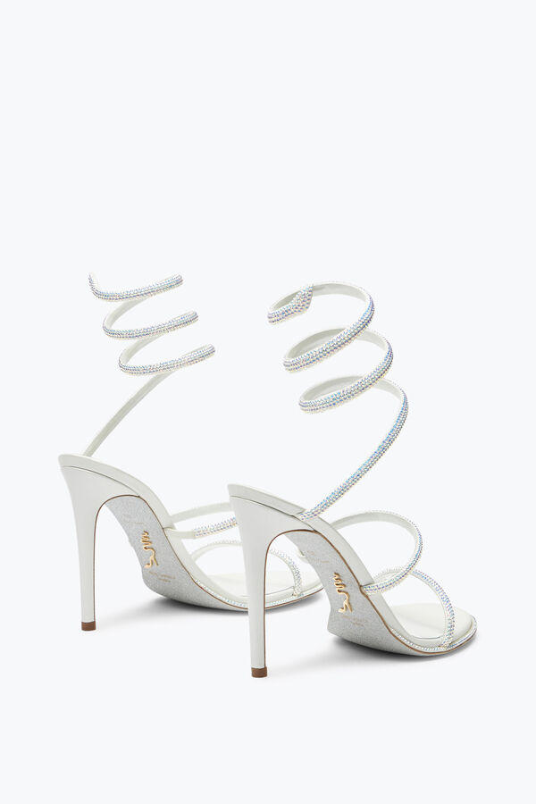 jeweled sandaler med strass cleo rene caovilla
