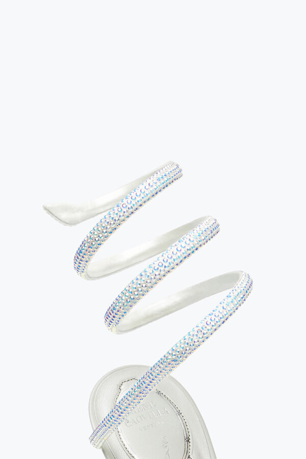 jeweled sandaler med strass cleo rene caovilla