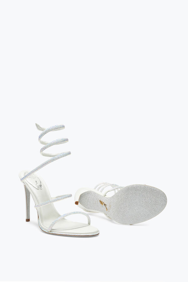 jeweled sandaler med strass cleo rene caovilla