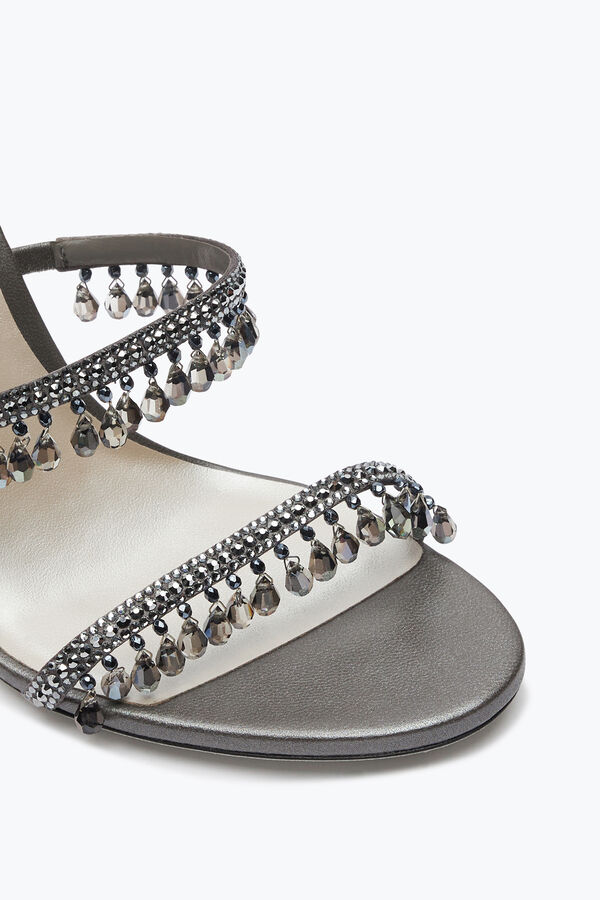jeweled super ljuskrona antracit sandal 105 rene caovilla