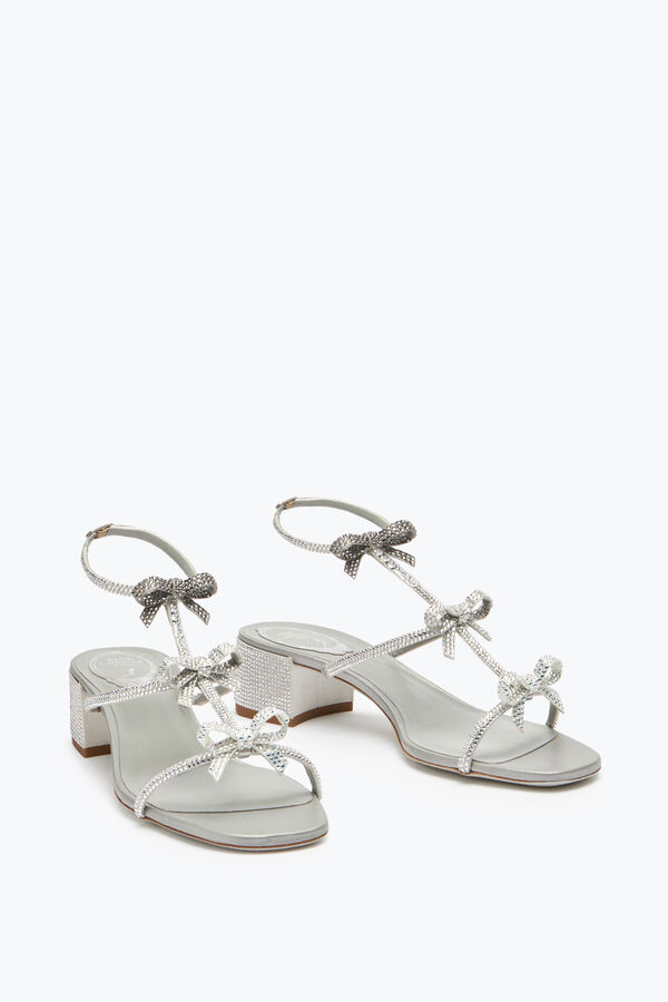 jeweled caterina silver sandal 35 rene caovilla