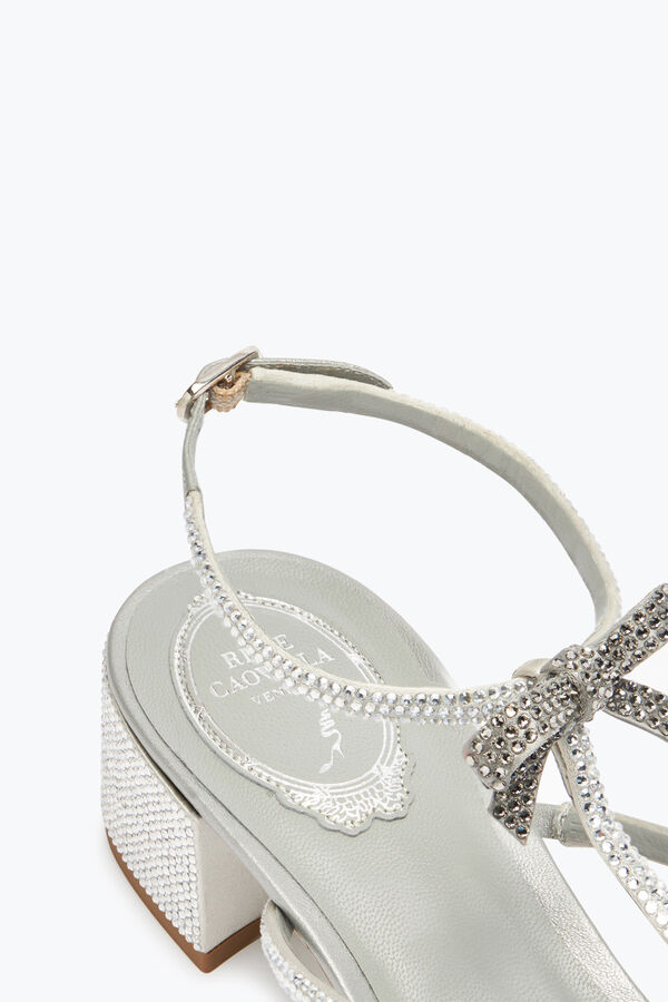 jeweled caterina silver sandal 35 rene caovilla