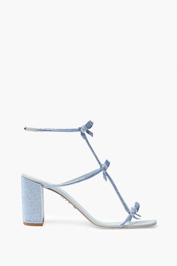 jeweled caterina kristall pulver blå sandal 80 rene caovilla