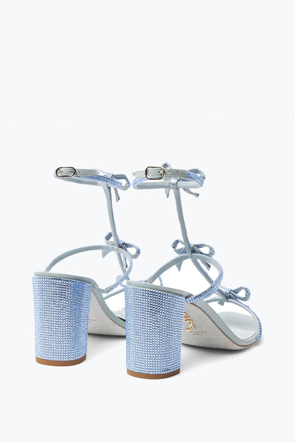 jeweled caterina kristall pulver blå sandal 80 rene caovilla