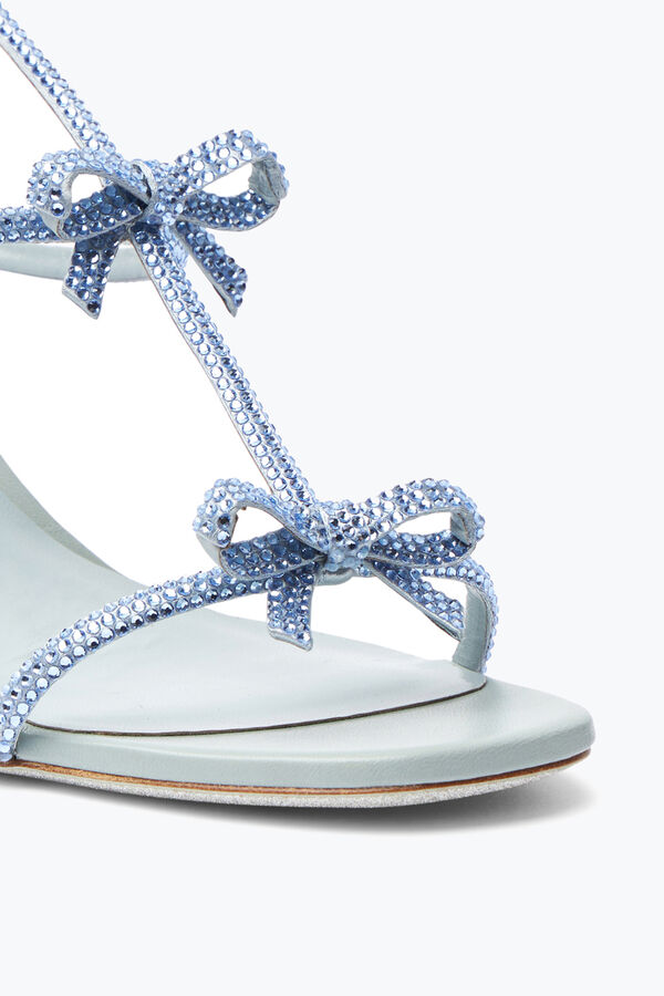 jeweled caterina kristall pulver blå sandal 80 rene caovilla