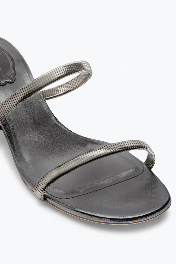 jeweled juniper gunmetal sandal 40 rene caovilla