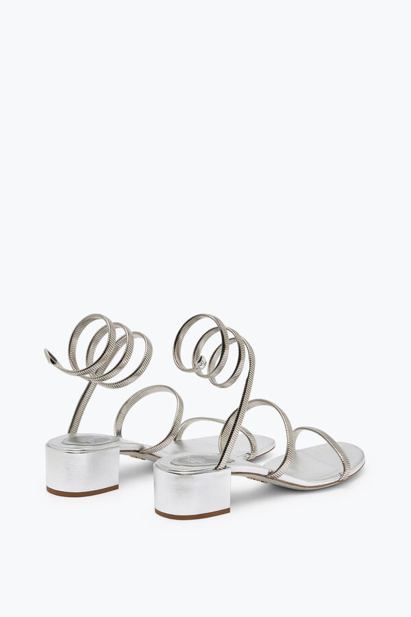 jeweled juniper silver sandal 40 rene caovilla