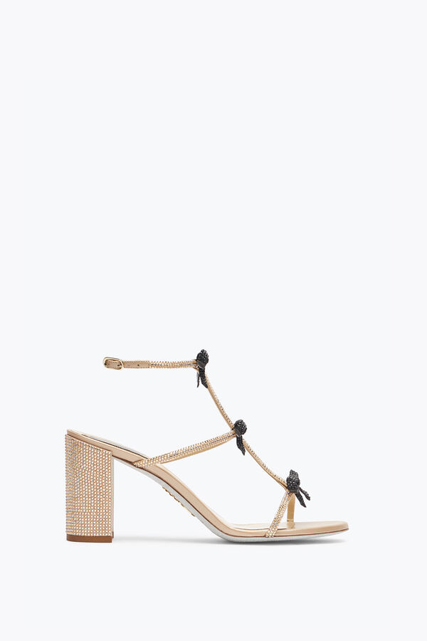 jeweled caterina honung och svart sandal 80 rene caovilla