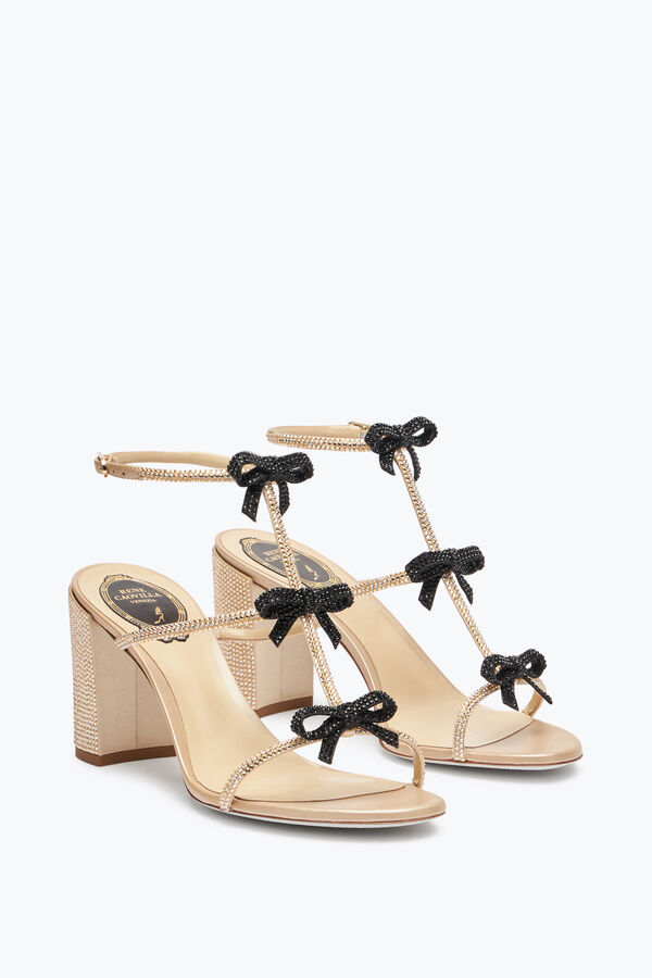 jeweled caterina honung och svart sandal 80 rene caovilla