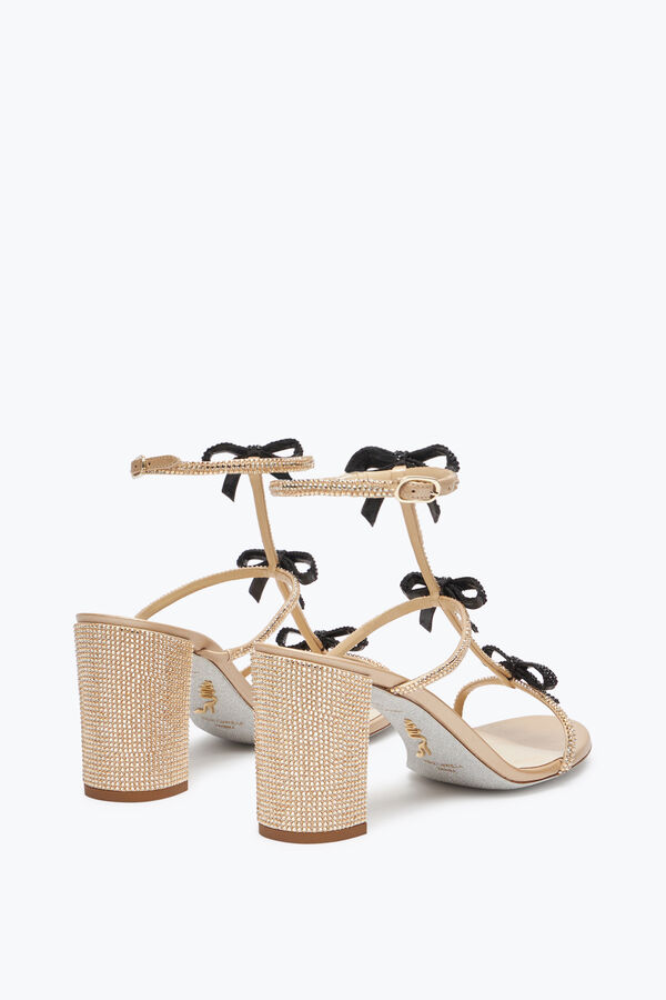 jeweled caterina honung och svart sandal 80 rene caovilla