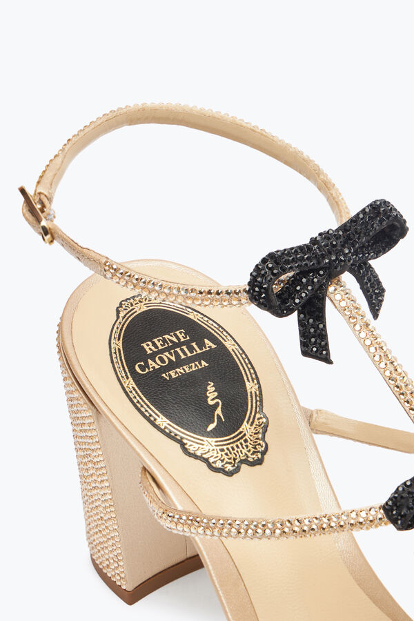 jeweled caterina honung och svart sandal 80 rene caovilla