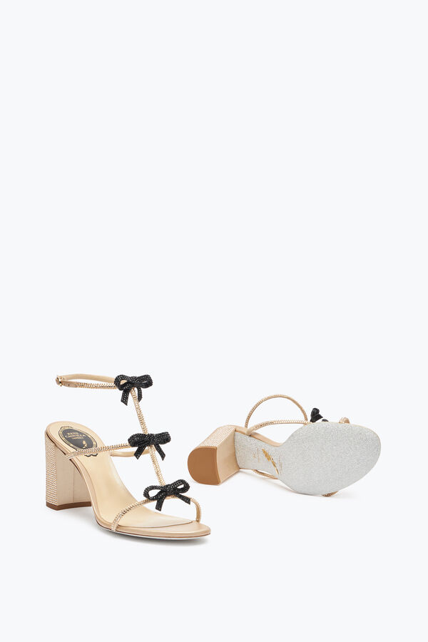 jeweled caterina honung och svart sandal 80 rene caovilla
