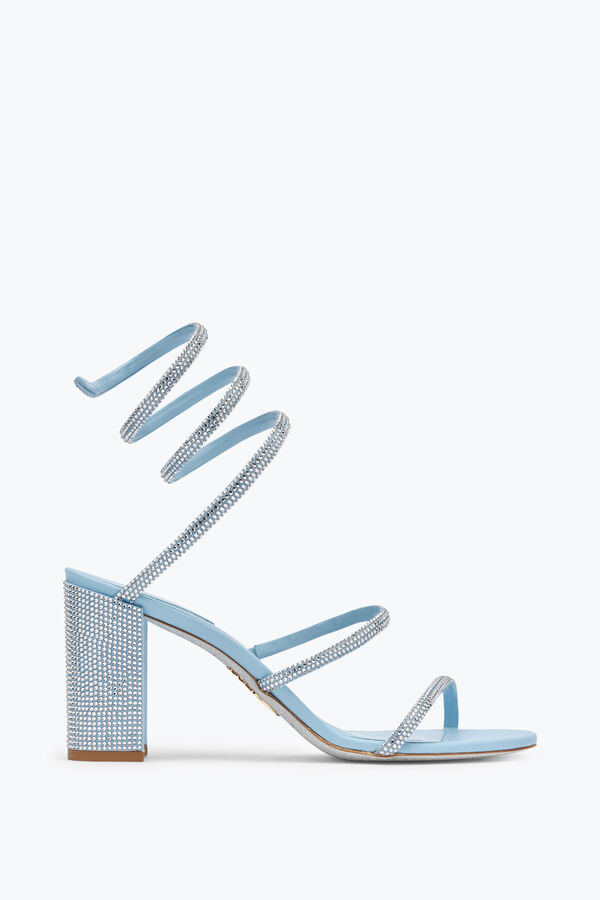 jeweled cleo pastell blå sandal 80 rene caovilla