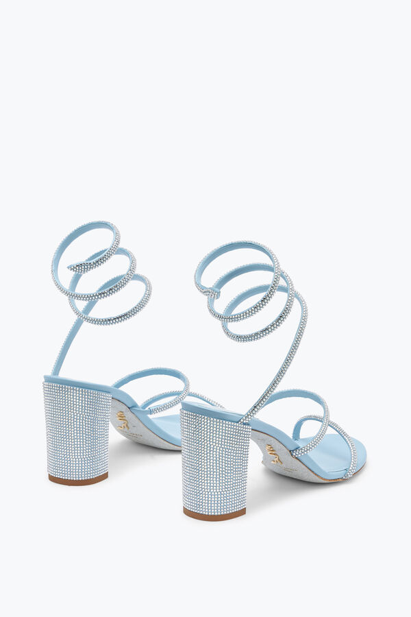 jeweled cleo pastell blå sandal 80 rene caovilla