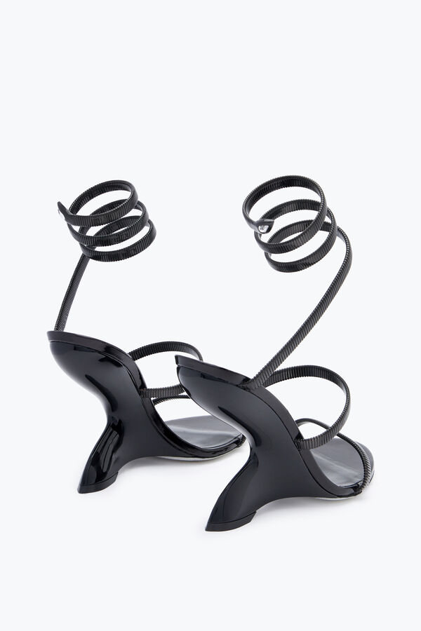 jeweled symphony svart sandal 105 rene caovilla