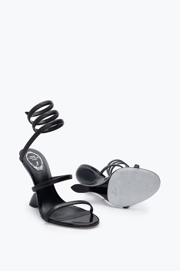 jeweled symphony svart sandal 105 rene caovilla