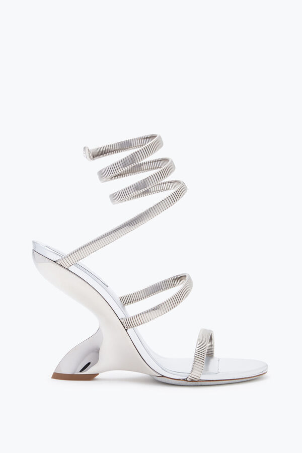 jeweled symphony speglade silver sandal 105 rene caovilla