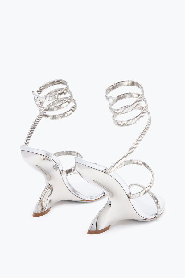 jeweled symphony speglade silver sandal 105 rene caovilla